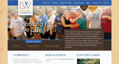 Desktop Screenshot of livingwellvillage.org